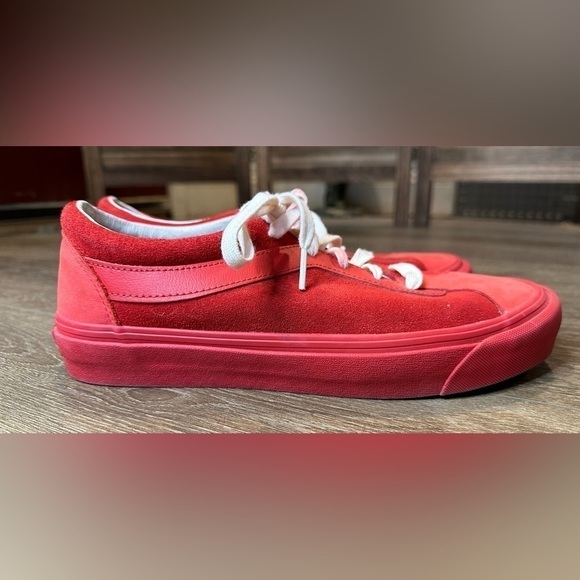 VANS Bold Ni LX Nubuck Suede Racing Red Chili Pepper Ultracush - Picture 10 of 13